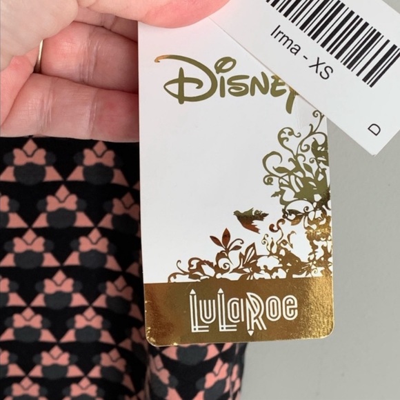 NWT LuLaRoe Irma Disney top size Xsmall - Picture 7 of 8